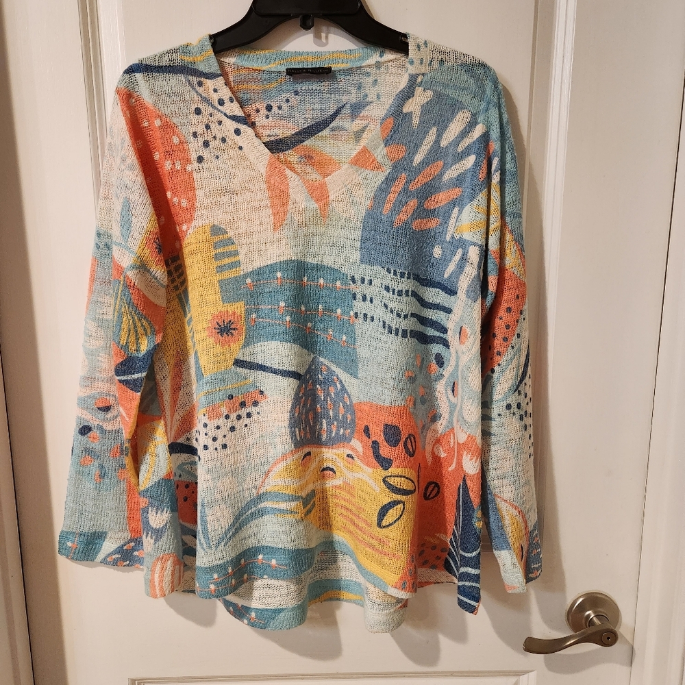 Nally & Millie sweater made in USA size small